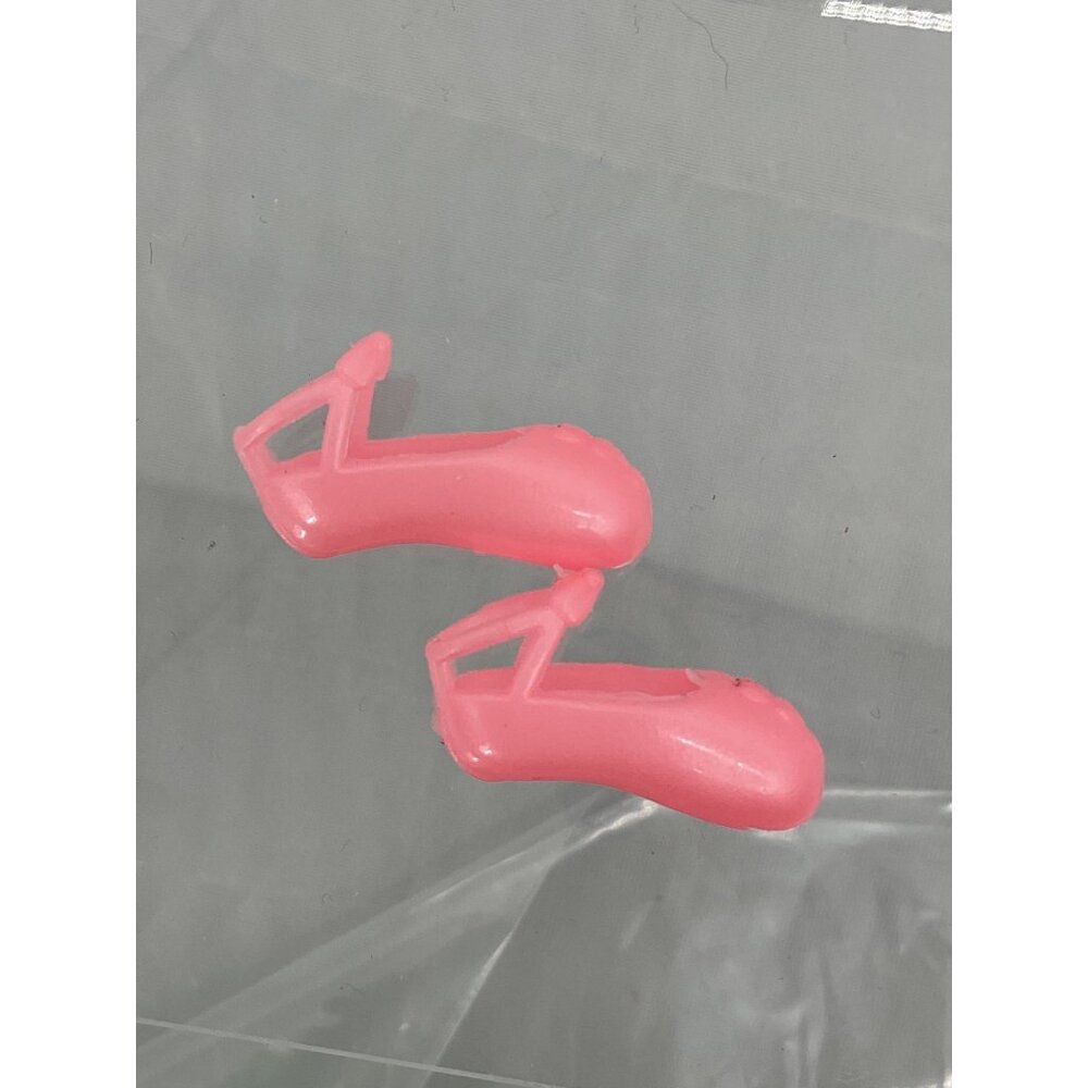 Barbie Doll Pink Ballet Slippers Shoes For Play Or Collectors